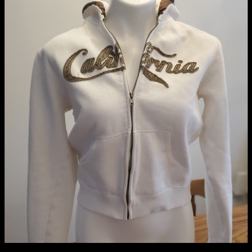 REFLEX super thick white women's 80% cotton hoodie